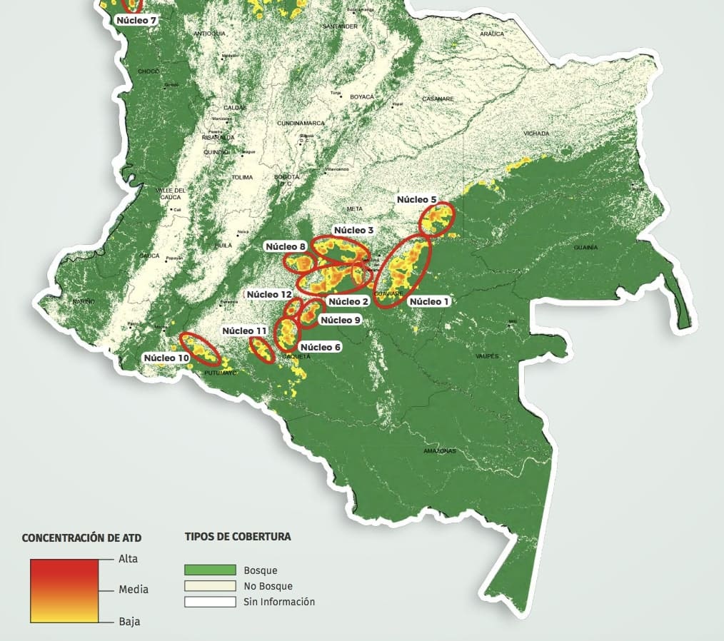 Mapa 3 – Deforestacion