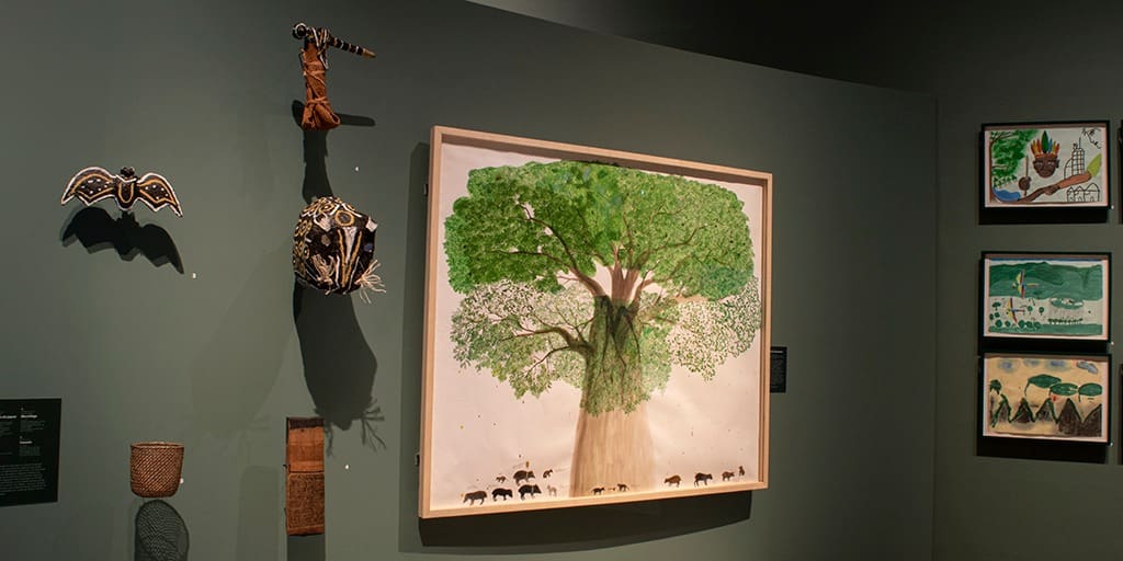 Una obra del taita Abel Rodríguez, originario del resguardo de Nonuya de Villazul.
