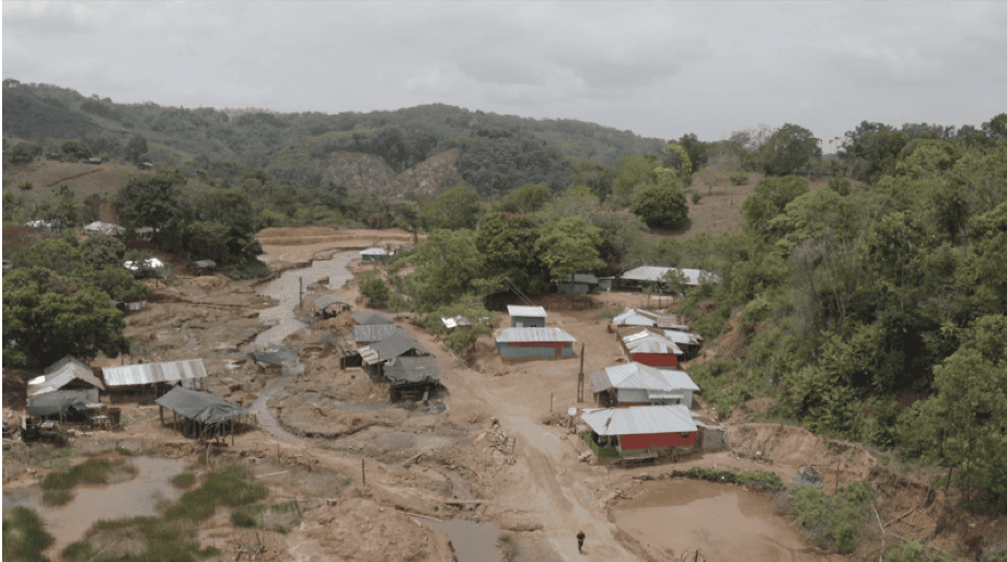 Mina El Alacrán, en Puerto Libertador (Córdoba), donde Minerales Córdoba logró un título minero.