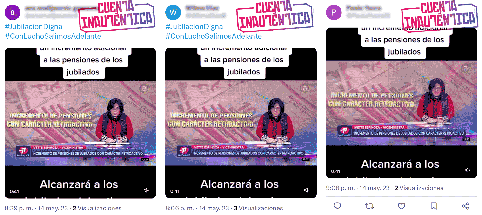Ejemplos de respuestas favorables a Luis Arce en Bolivia.