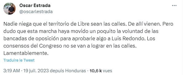 tweet de oscar