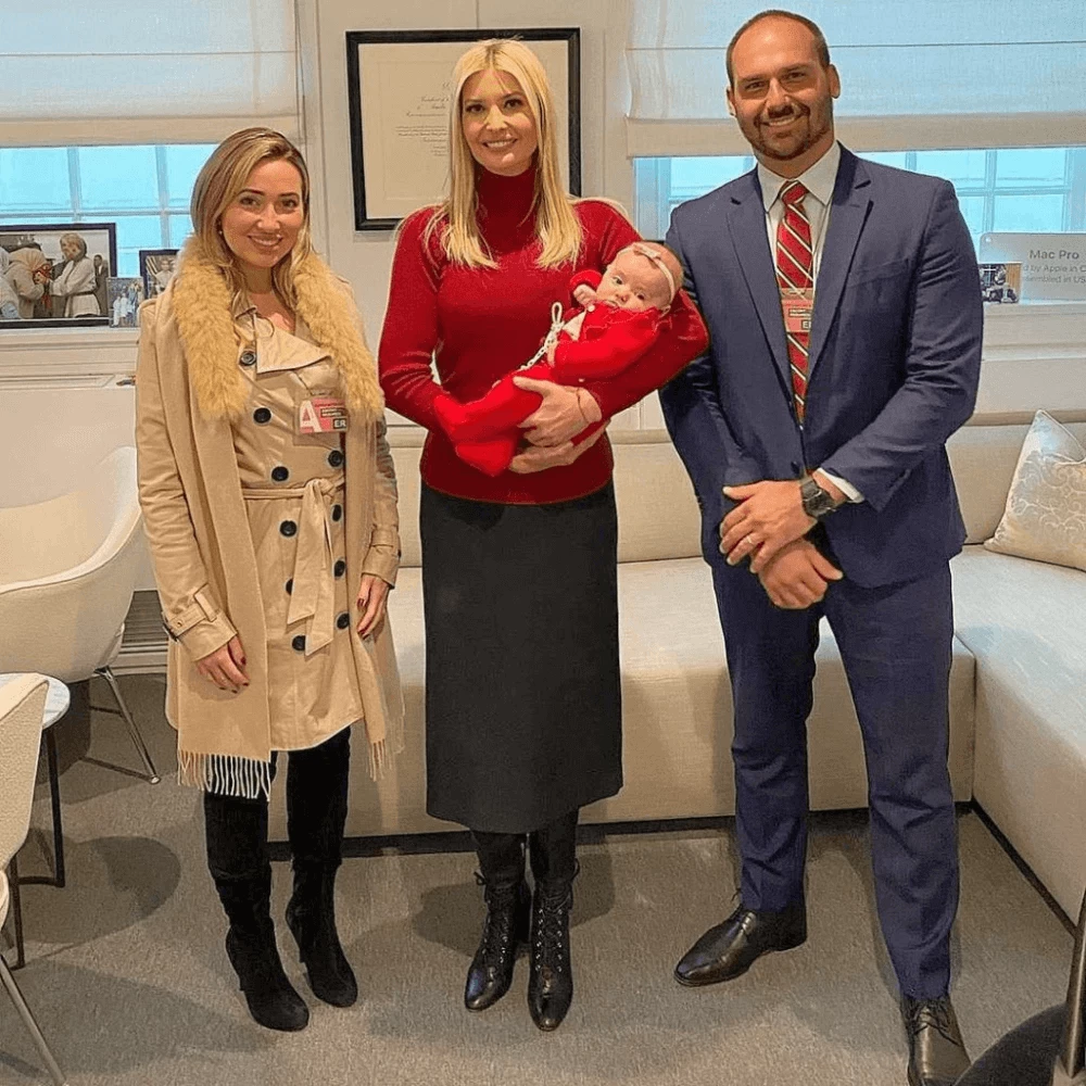Eduardo bolsonaro – esposa de Trump