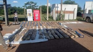 Incautaciones realizadas por las fuerzas antinarcóticos de Paraguay en los puertos