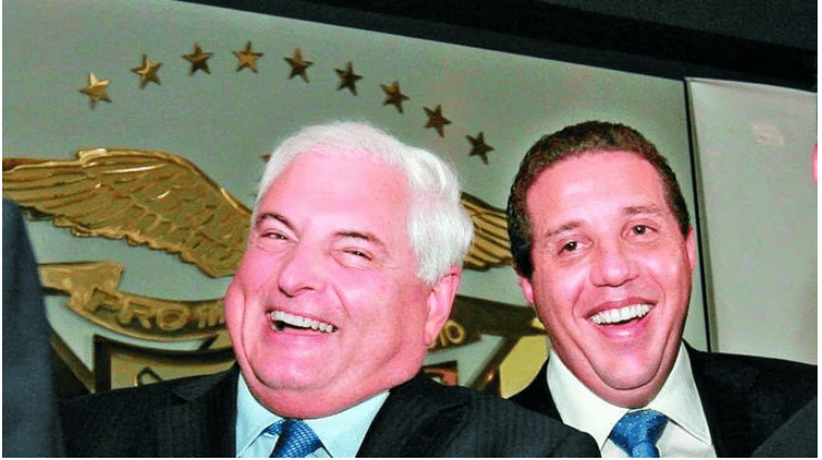 Presidente Martinelli junto al director de Odebrecht de Panamá. Panabrecht