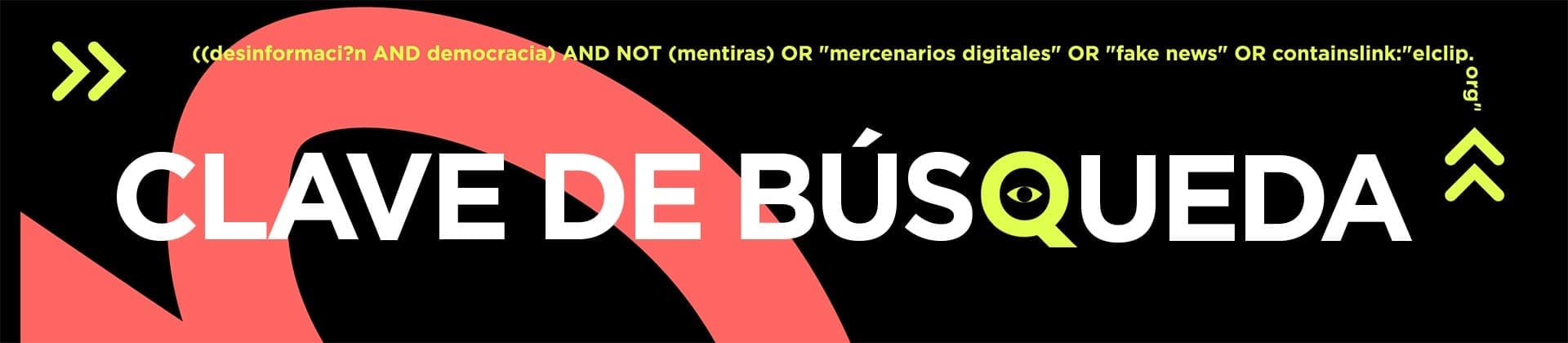 Clave de búsqueda banner web