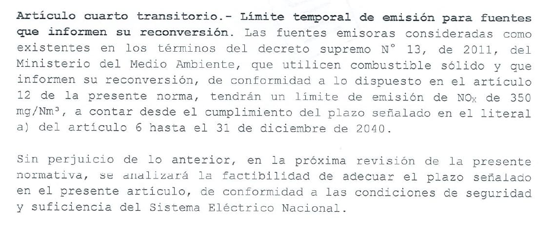 Artículo cuarto transitorio