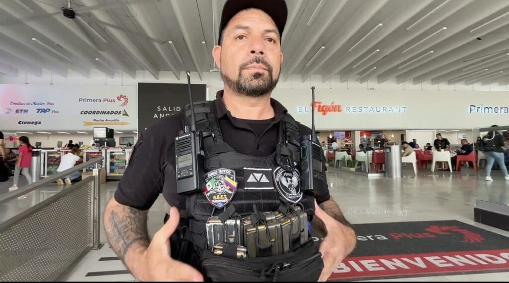 comandante en la central